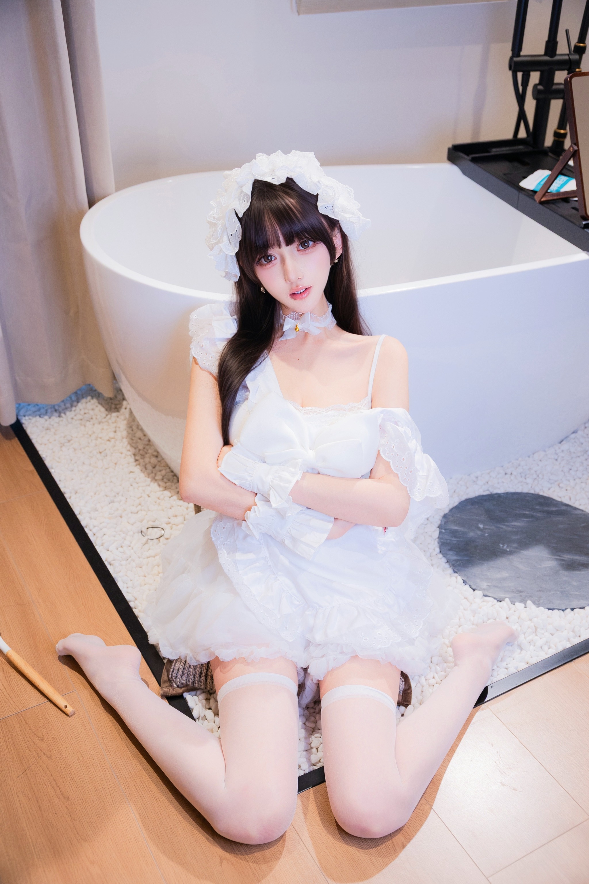 过期米线线喵 - NO.171 厨娘女仆[21P]-XikXak